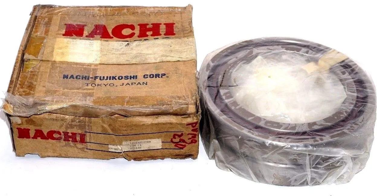 NEW NACHI 130TAH10TDB THRUST ANGULAR CONTACT BEARING