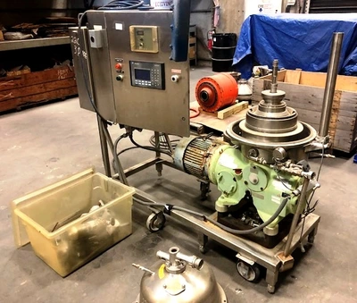 Westfalia SB 7-06-076 clarifier centrifuge, 316SS.