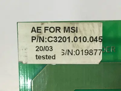 USED AMERICAN MSI C3201.010.045