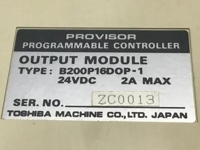 Used TOSHIBA B200P16DOP-1 Circuit Boards Michigan US | Ideal Machinery #1260320