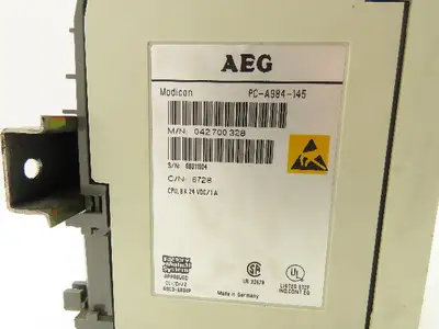 AEG PC-A984-145 Programmable CPU Control Input/Output 14 Card Rack