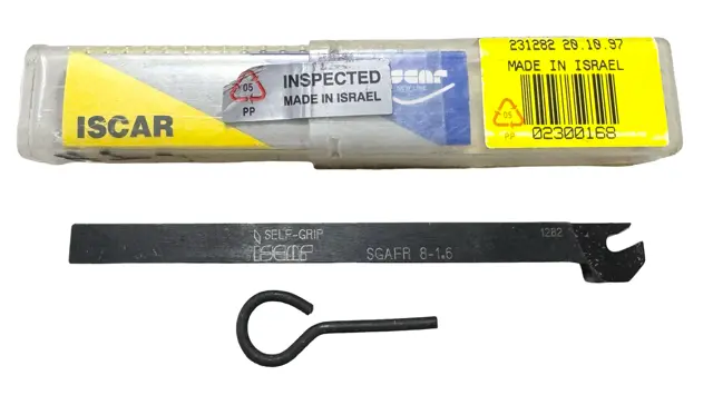 Iscar SGAFR 8-1.6 Indexable Grooving Tool Holder 8mm x 8mm Shank