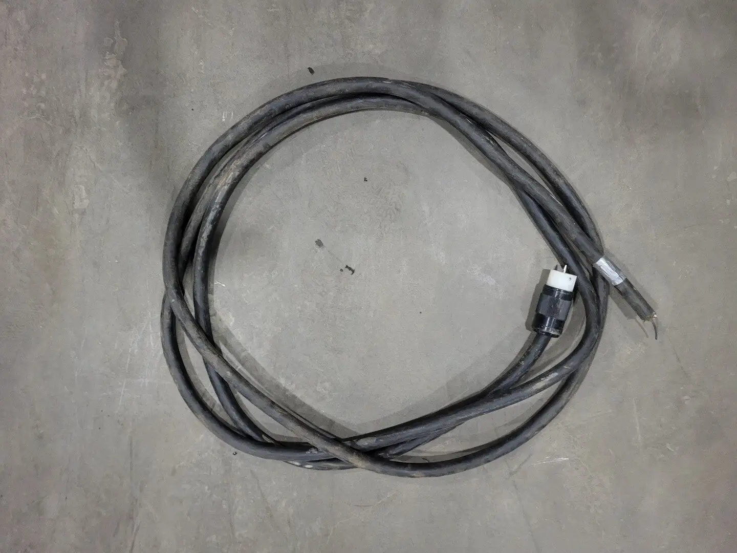 SOOW Power Cord 6 AWG 4 Conductor 600V w/ Female Connector 50A 125/250V