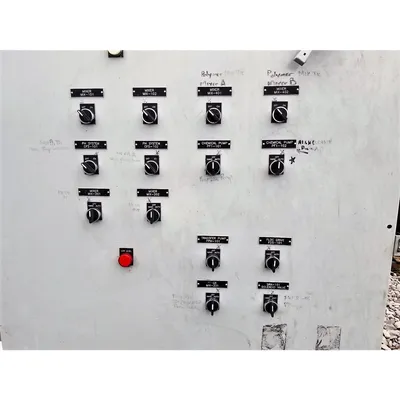 Used 900 gallon Vertical Paddle Flocculation Mix Tank