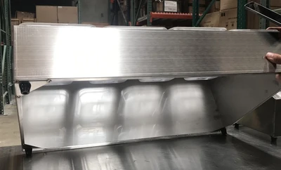 171-0187 8-Well Seasoning Box Stainless Steel Condiment Station