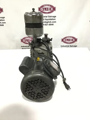 Leybold TRIVAC 92500499 Vane Vacuum Pump with Baldor VL3510 Motor