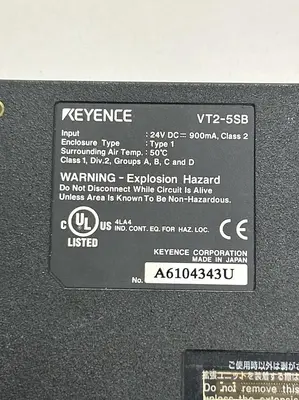 USED KEYENCE VT2-5SB