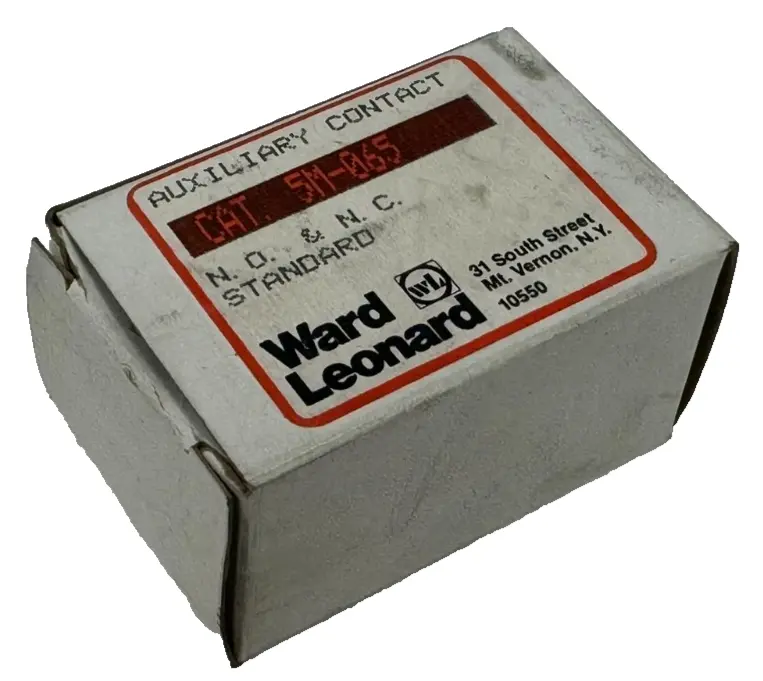 NEW WARD LEONARD 5M-065 AUXILIARY CONTACT SER. 5000 5M065