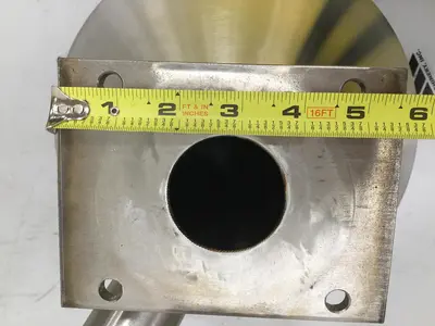 USED METAL FABRICATOR HOPPER