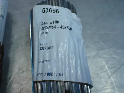 2 Splined Shafts 42crmo4 45x650