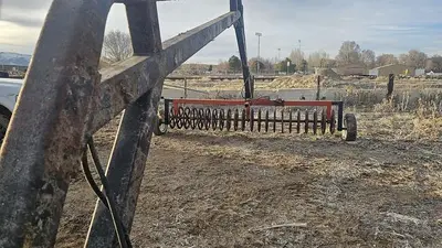 USED STERLING 12' COIL TYPE PLOW PACKER WITH GOOSENECK HITCH