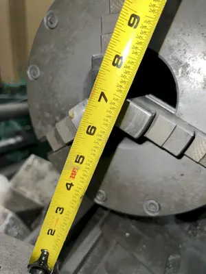 15" X 32" MANNAIONI MAN-AU-CYCLE THREADING LATHE, 4" HOLE: STOCK #16992