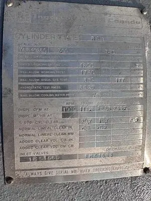USED INGERSOLL RAND RDS