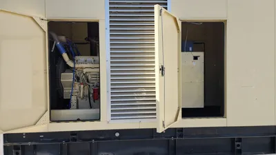 2007 500KW Kohler 500REOZVB Enclosed Generator w Base Tank 480V Volvo 350 Hours Serviced & Tested