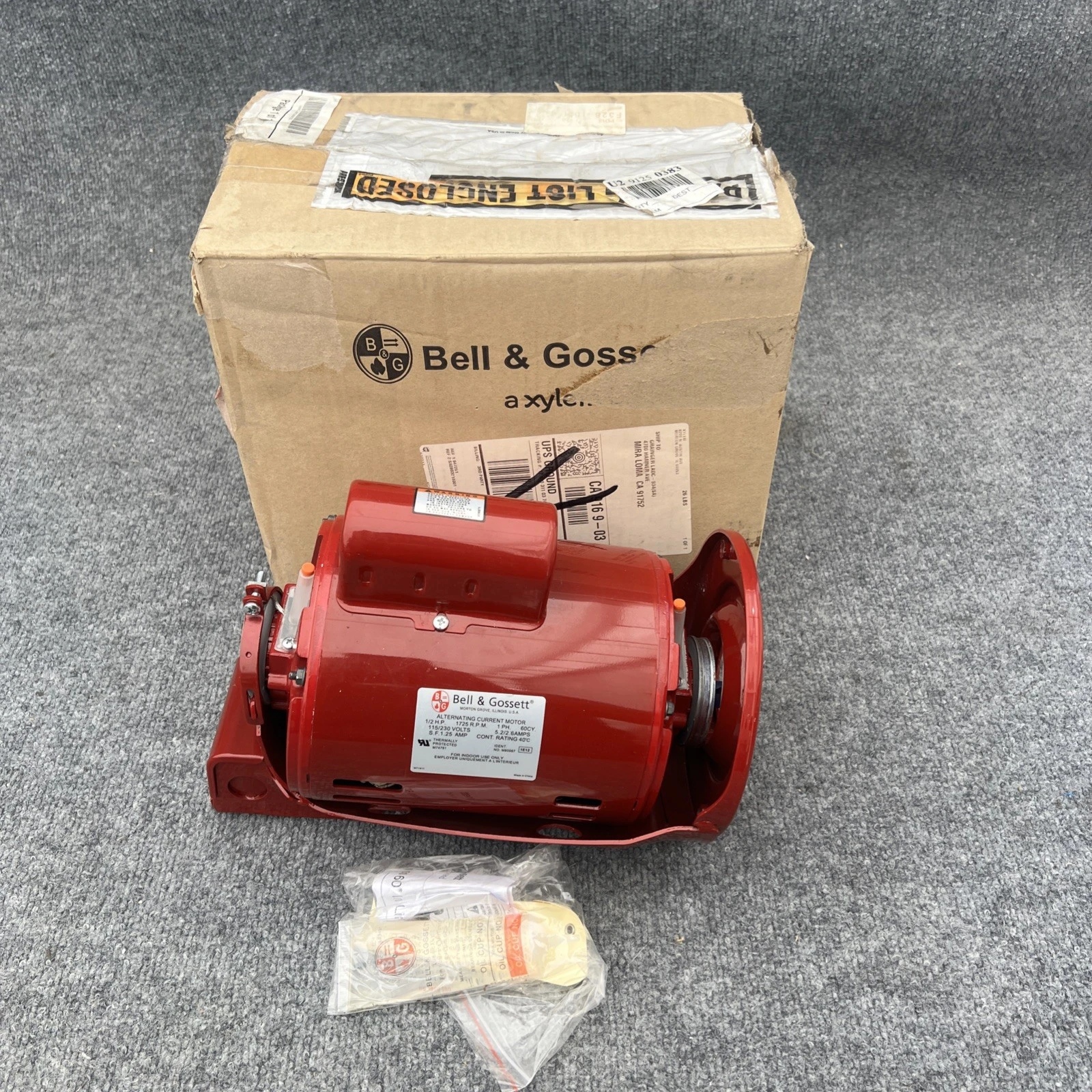 New | in-Stock Bell & Gossett W11044 Centrifugal Pumps California US | Davliegogo LLC #1706475