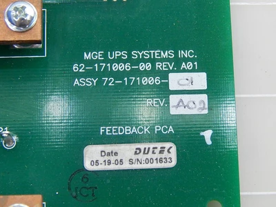 Used MGE UPS SYSTEMS _UNKNOWN_ Circuit Boards Texas US | OCO Industrial #1603314