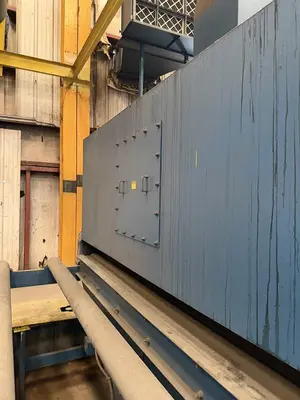 New | in-Stock 2008 BLASTEC 10' PLATE Roller Conveyor Shot Blaster Pennsylvania US | Shot Blasting Equipment #1292197