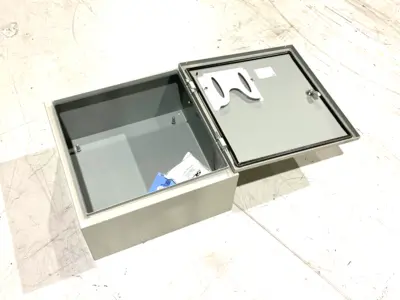 New | in-Stock Saginaw Control & Engineering Enclosure 20" x 20" x 10" Gray Electrical Boxes Michigan US | Maverick Industrial Sales #1475158