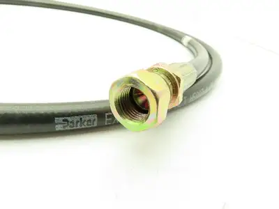 Parker H5007-4 Extreme Compact 1/4" x 90"  Hydraulic Hose Female JIC Swivel Ends
