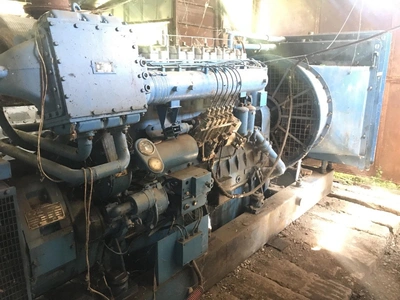 MEZ ZSE PRAHA Diesel Generator with CKD PRAHA Engine, in good used condition, full working order, in use until November 2024