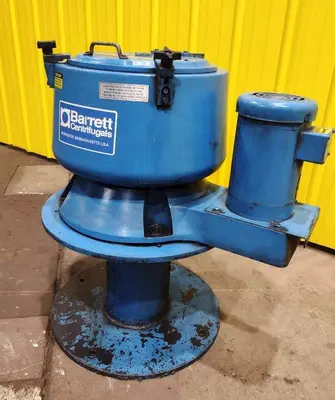 Barrett 225-F Clarifuge centrifuge, SS.