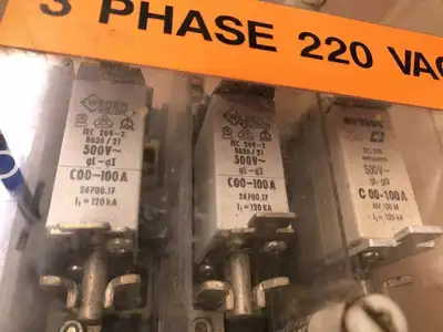 CGE VC4PF 125A 3 Pole Rotary Disconnect Switch 500-660VAC AC23