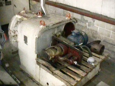 Bird/Escher-Wyss P-5/2 2-stage pusher centrifuge, 316SS.