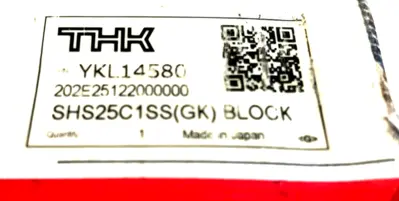 NEW THK SHS25C1SS-GK-BLOCK LINEAR GUIDE BLOCK