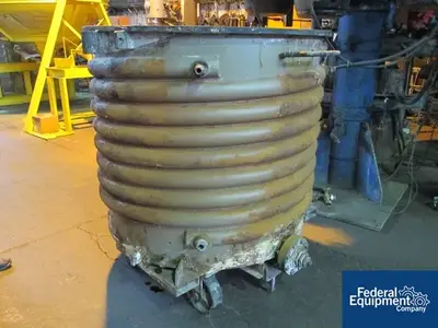 USED Hockmeyer 60/60/30 HP Hockmeyer Triple Shaft Vacuum Mixer, S/S, XP