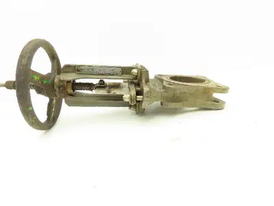 Rovalve TechnaFlow S17-D 3" Stainless Knife Gate Valve Lug Style Rubber Seat