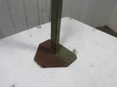 Straight Pedestal Column W/Base & 2 Button Box Electrical Enclosure
