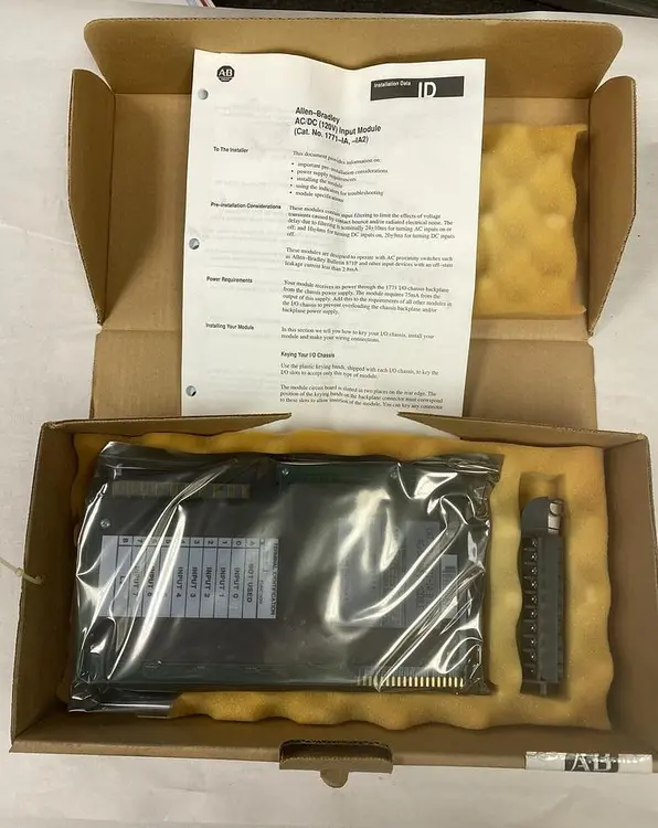 New | in-Stock ALLEN-BRADLEY 1771IA Input / Output Modules | Surplus Asset Holdings #1206047