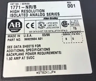 USED Allen-Bradley 1771-NR/B
