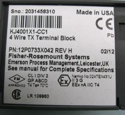 NEW Emerson KJ322X1-BA1