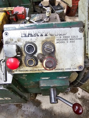 Used HARTFORD 2-450 Cold Headers New York US | Barbarotto Int'l Sales Corp #1332882