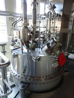 Ferrum DSZ-O 1250/630 perforate basket centrifuge, 316L SS.