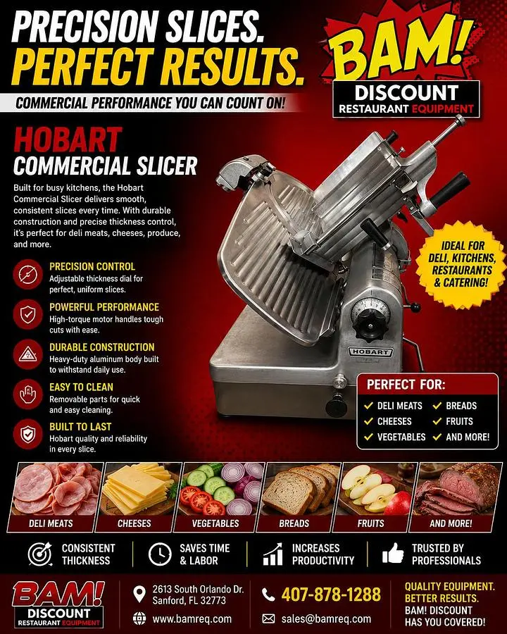 Used HOBART 1712E Slicers / Dicers / Cutters Florida US | BAM Discount Restaurant Equipment #1230712