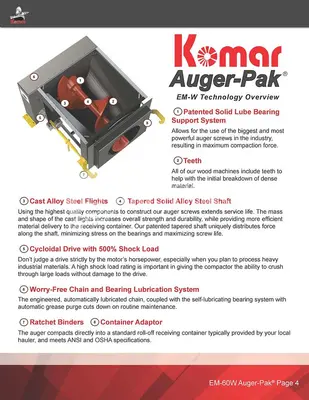 USED 2019 KOMAR EM-60W SELF CONTAINED