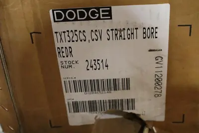 New Dodge 243514 TXT325CS CSV STRAIGHT BORE REDR STOCK S676