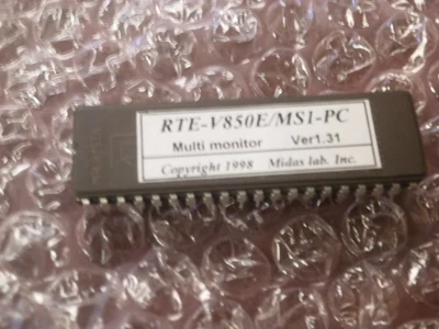USED Midas Labs RTE-V850E/MSI-PC M721BA02 + NEC FB2215A+ Power Sup