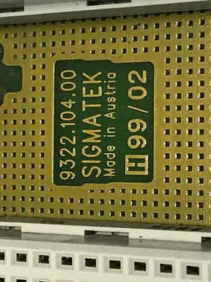 USED SIGMATEK 9322.104.00