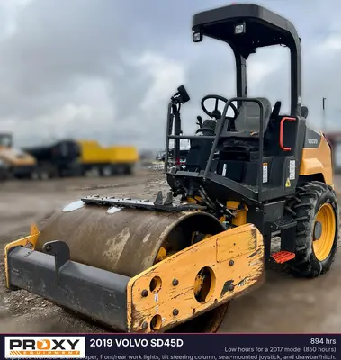 Used 2019 VOLVO SD45D Single Drum Rollers Utah US | Proxy Equipment #1385359