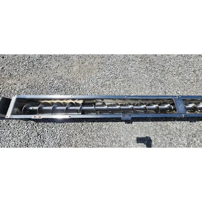 Used 6" Dia. X 46' L Conveyors Inc Stainless Steel Distribution Screw Conveyor