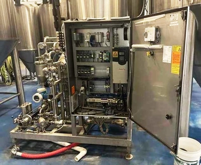 Westfalia GSC 18-06-077 Hydrostop clarifier skid, 316SS.
