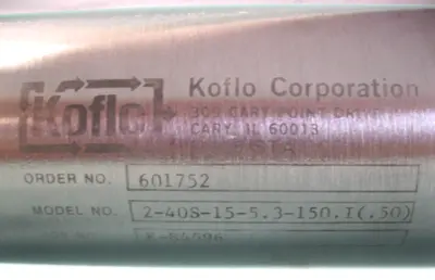 NEW Koflo Corporation 2-40S-155.3-150.I(.50)