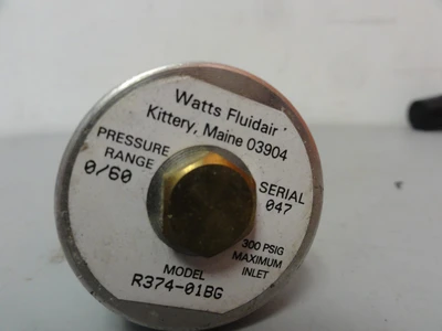USED WATTS FLUIDAIR R374-01BG