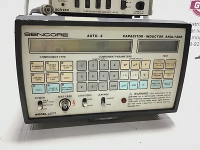 Sencore LC77 Capacitor – Inductor Analyzer with Sencore SCR & TRIAC Test Accessory