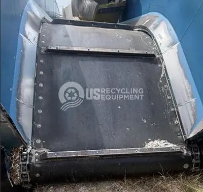 Used KARL SCHMIDT RUBBER BELT INFEED CONVEYOR Conveyors Texas US | US Recycling Equipment #1556636