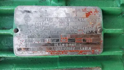 Sundstrand Belt Grinder #4112