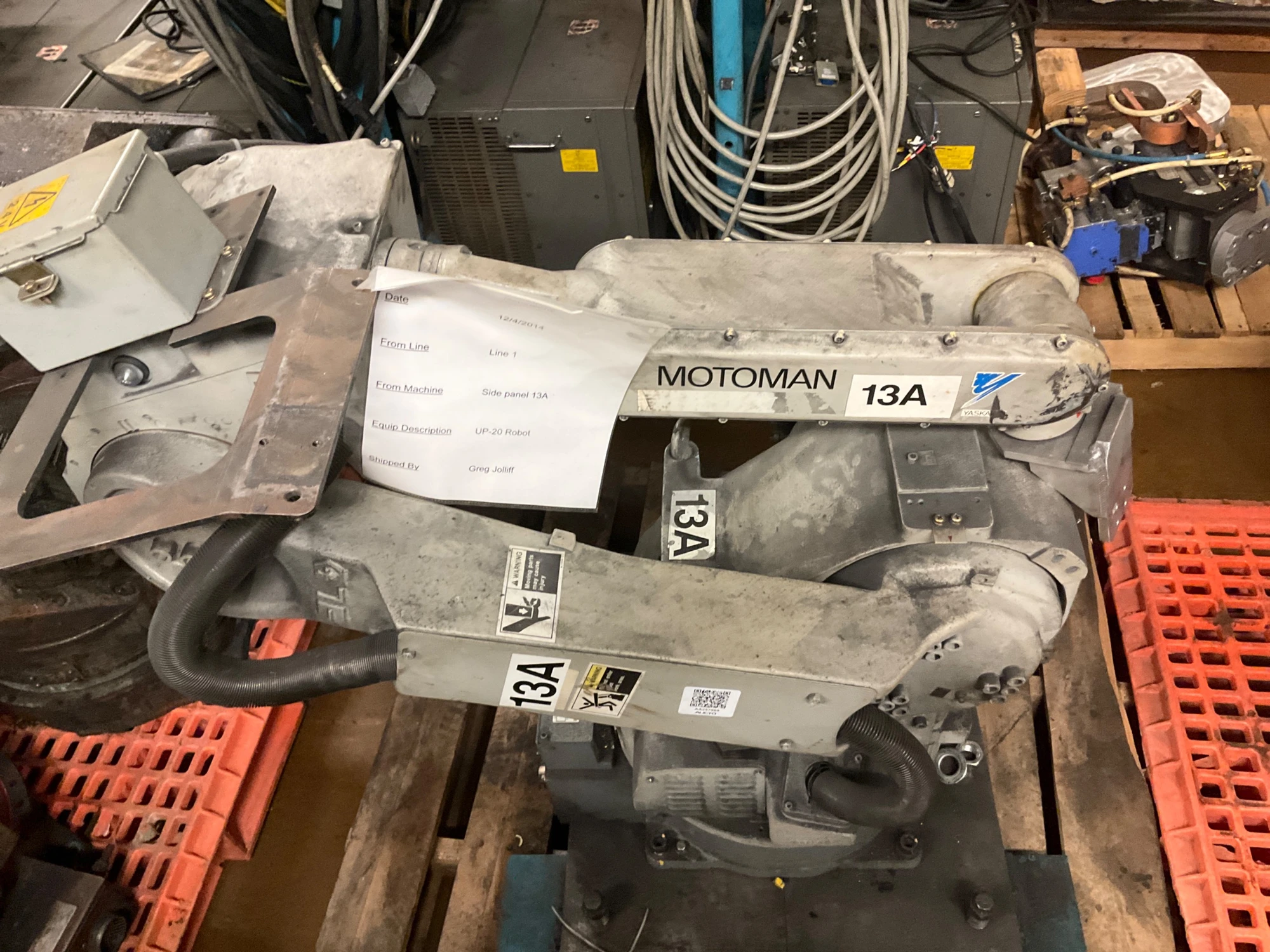 USED YASKAWA MOTOMAN UP20